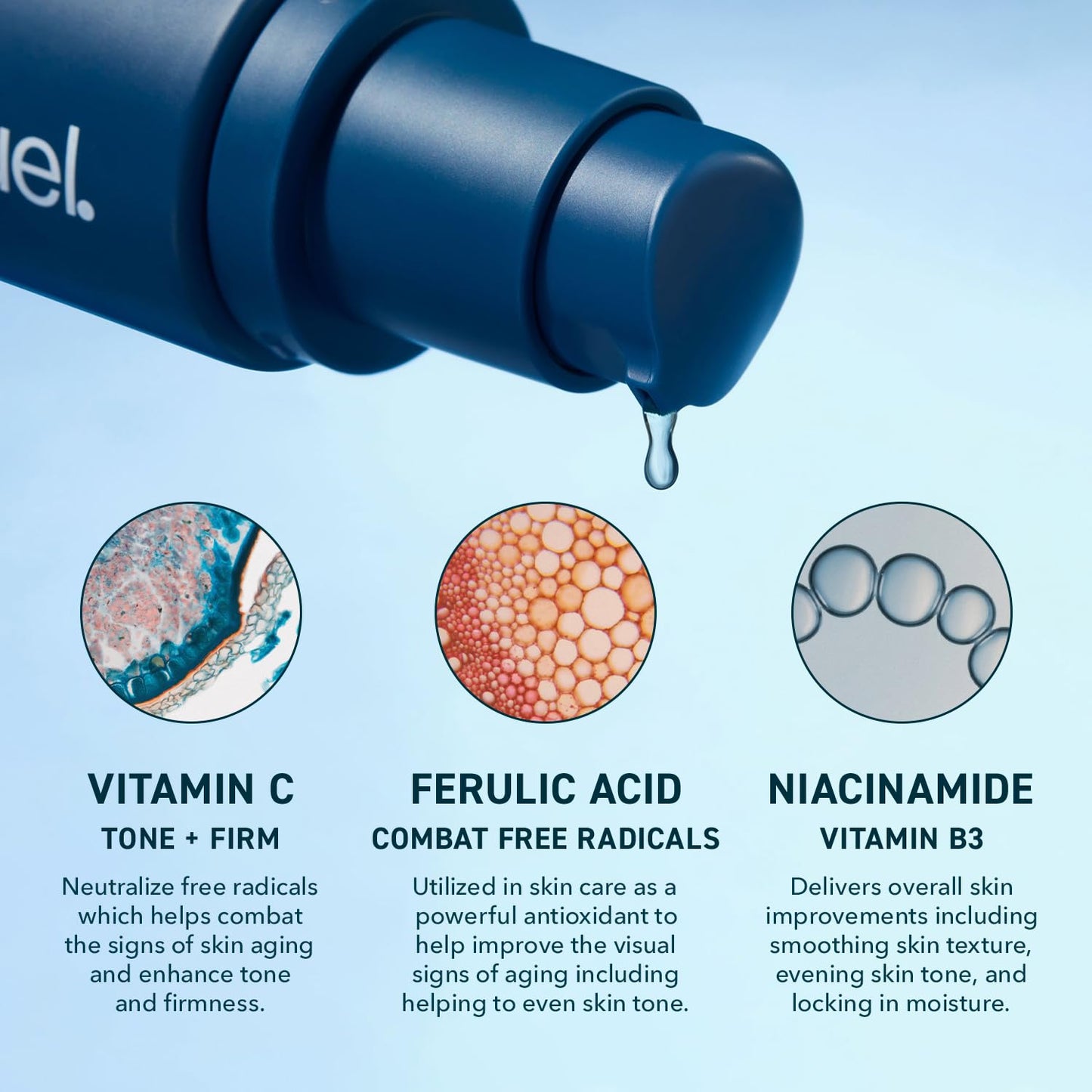 Prequel Skin Lucent-C, Vitamin C Serum for Face. Professional Facial L-Ascorbic Acid, Ferulic Acid Formula with Niacinamide. Clinical Skincare