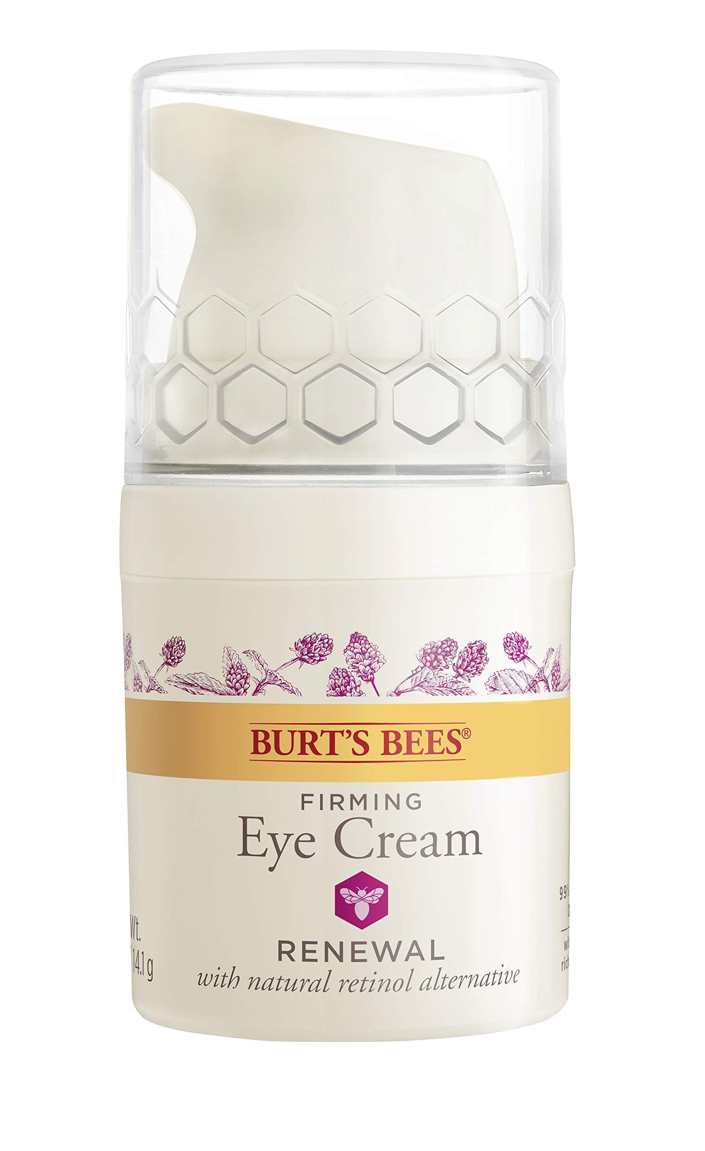 Burt's Bees Renewal Smoothing Eye Cream, Firming Eye Cream, Hibiscus 0.58 Ounce