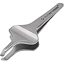 World's Best Tweezers Diamond Butterfly Tweezers - Wide Grip Slant Tip Precision Tweezers for Eyebrow, Facial & Ingrown Hair Removal - Perfectly