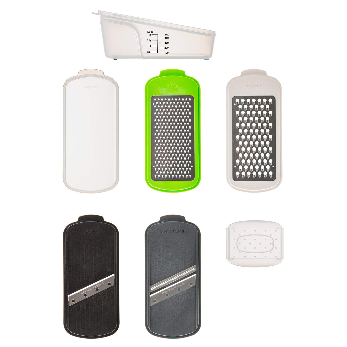 PrepWorks Grate, Slice & Store Set, One Size, Multi-Color - Versatile ...