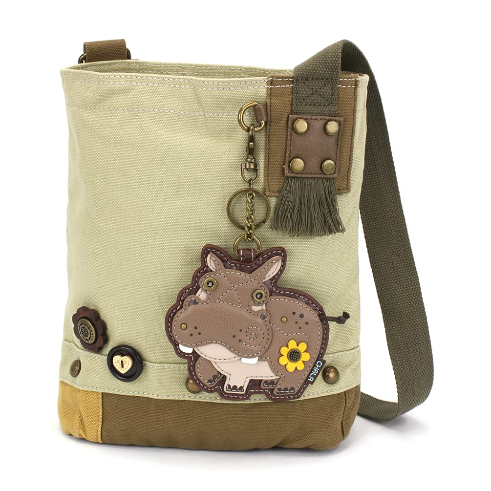 Chala Women Handbag Patch Crossbody - Hippo - Sand