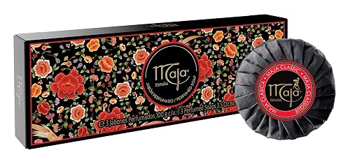 Maja Classic Luxury Perfumed Bar Soap. Moisturizes your Skin with Glycerin. Delicious and Distinctive Scent. 3 Soaps. 3.5 Oz / 100 g