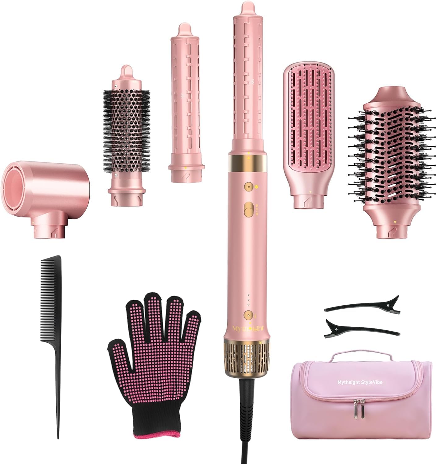 Mythsight StyleVibe 6-in-1 Air Styler with Hair Dryer & Auto-Wrap Curlers Beauty and Personal Care StyleVibe Default Title