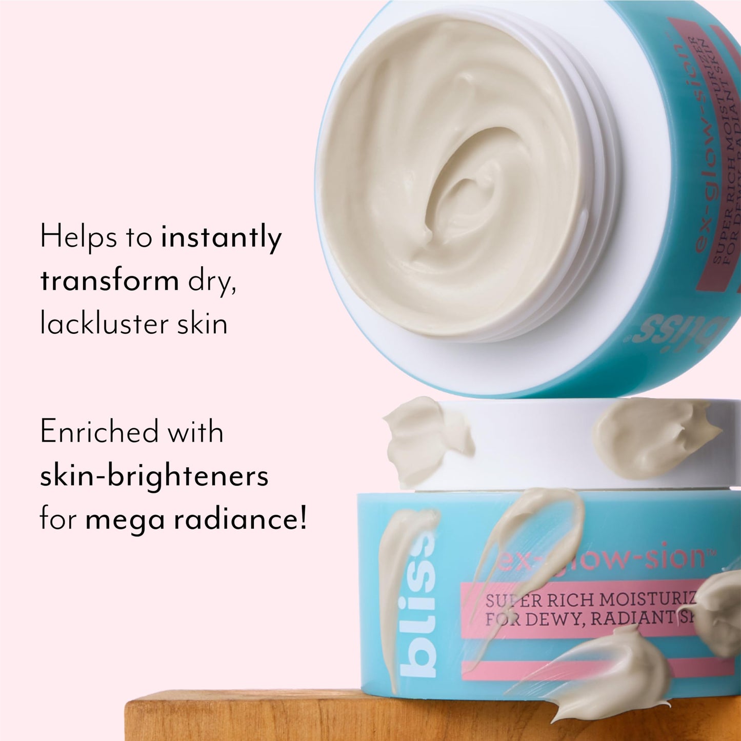 Bliss Ex-glow-sion Radiance-Boosting Moisturizer | With Vitamin C, Squalane & Deep Dew Complex | Plumps, Brightens & Softens Dry Skin | Clean, Vegan Beauty and Personal Care Bliss