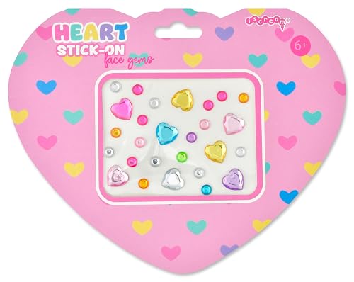 iscream Happy Heart 27 Piece Face and Body Gem Sticker Set