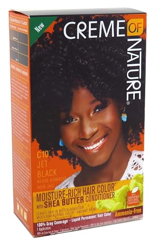 Creme Of Nature Color C10 Jet Black Kit (3 Pack)