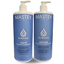 Mastey Paris Classic Professional Hair Care - Traite Shampoo 32 oz + Frehair Conditioner 32 oz Duo Set, Sulfate Free, Lipid & Amino Acid Fortified