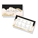 Ombre Powder Brow Aftercare Cards | 50 Pack | 2x3.5” inch Business Card Size | Brow Artist Supplies, Powder Brow Aftercare Cards for Clients, Snatched