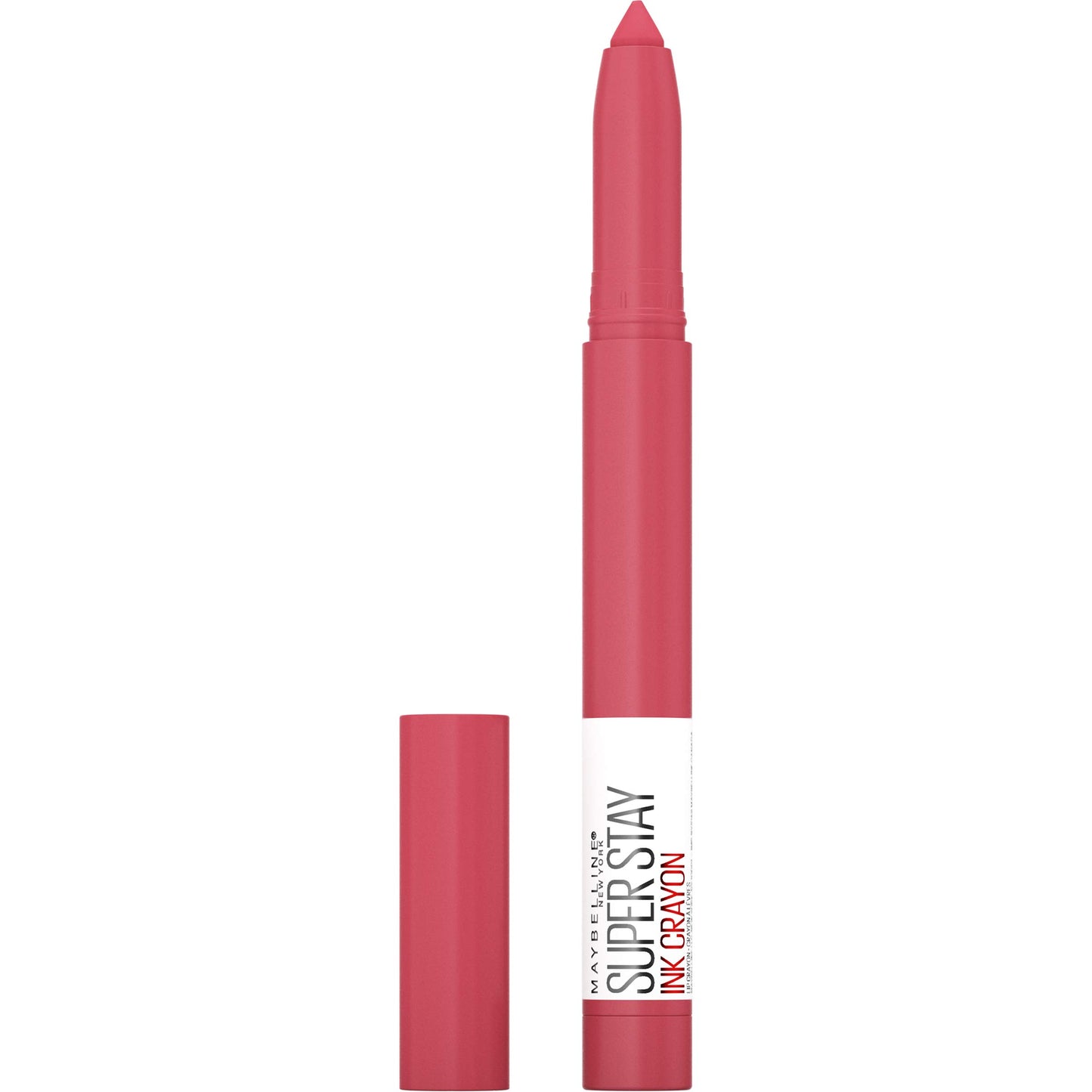 Maybelline Super Stay Ink Crayon Lipstick Makeup, Precision Tip Matte Lip Crayon with Built-in Sharpener, Longwear Up To 8Hrs, Change Is Good, Rose
