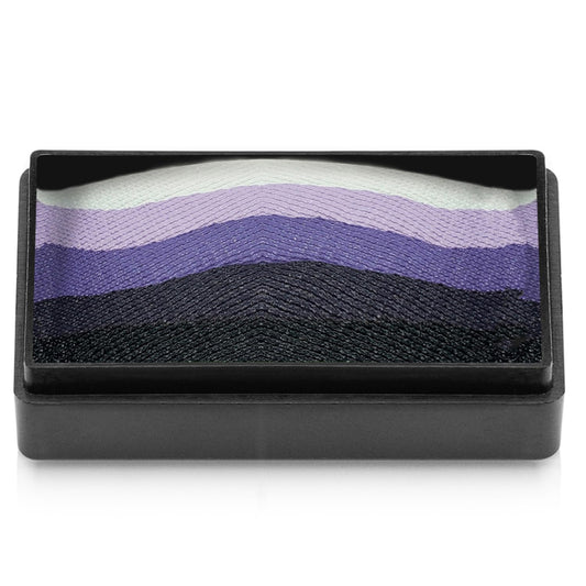 Kraze FX Dome Stroke - Amethyst (25 gm), Professional 1-Stroke Split Cake, Hypoallergenic, Non-Toxic, Water Activated Face & Body Painting Makeup