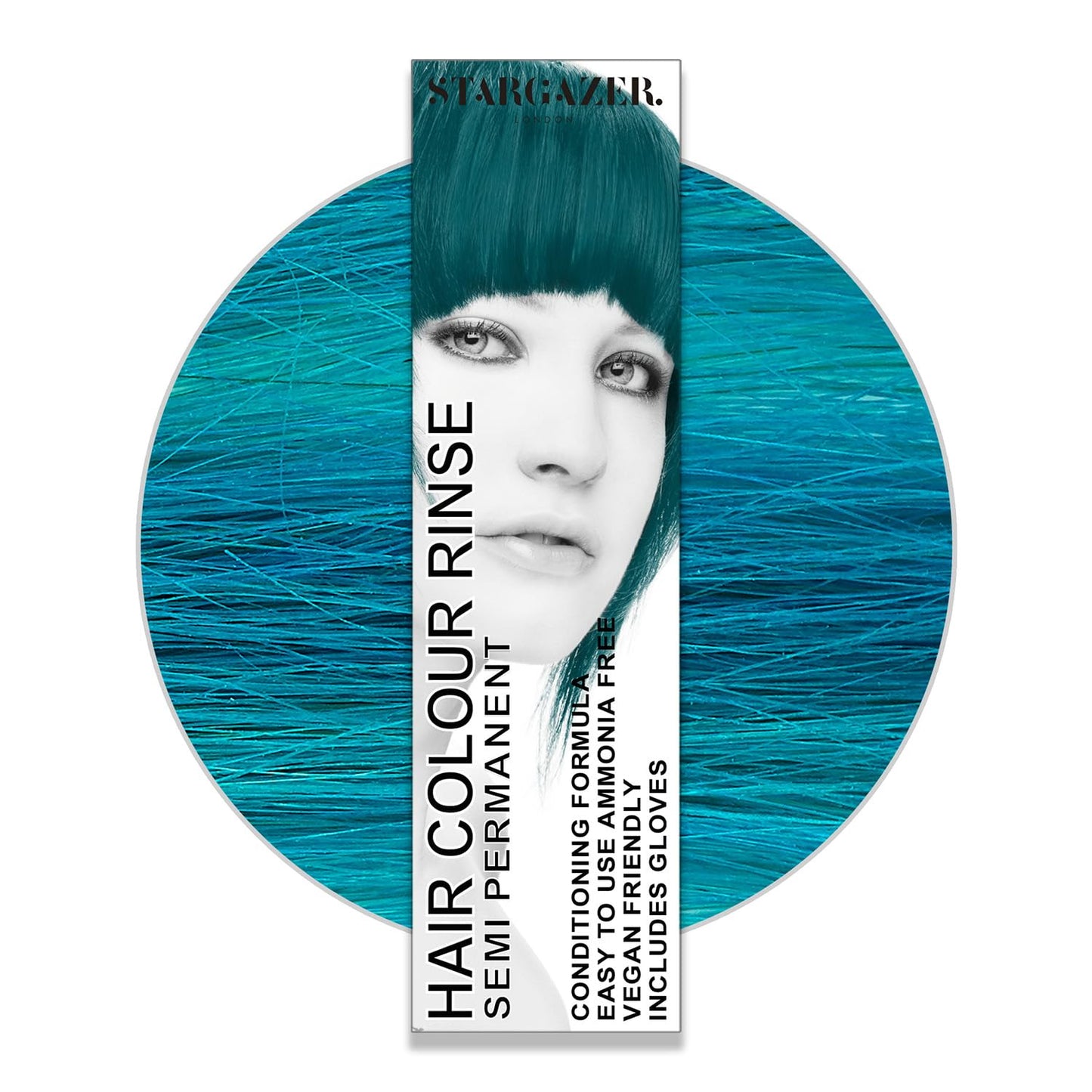 Stargazer UV Turquoise Semi Permanent Hair Dye by Stargazer