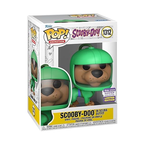 Funko Pop! Scooby-Doo in Scuba Outfit Summer Convention Exclusive Multicolor Figure #1312