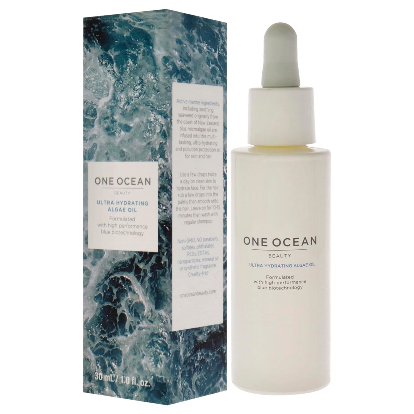 One Ocean Beauty Ultra Hydrating Algae Oil for Women - 1 oz Oil