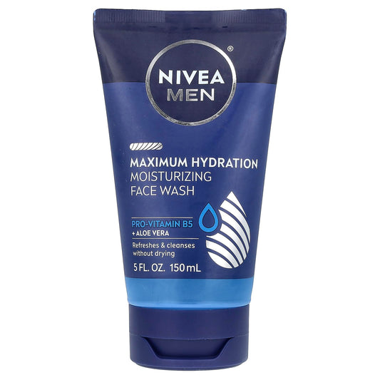 NIVEA FOR MEN Original Moisturizing Face Wash 5 oz (Pack of 6)