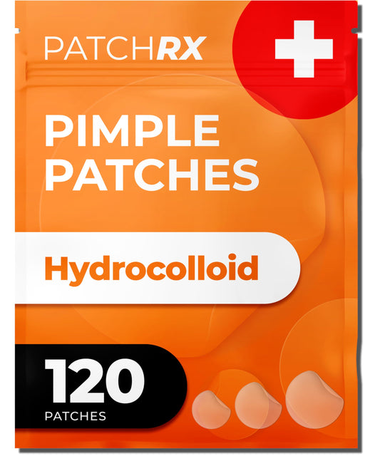 Acne Patches (120 Count) with Tea Tree Oil, Hydrocolloid Pimple Patches for Face - Zit Patch Acne Dots - Cystic Acne Patches Treatment - Pimple Patch