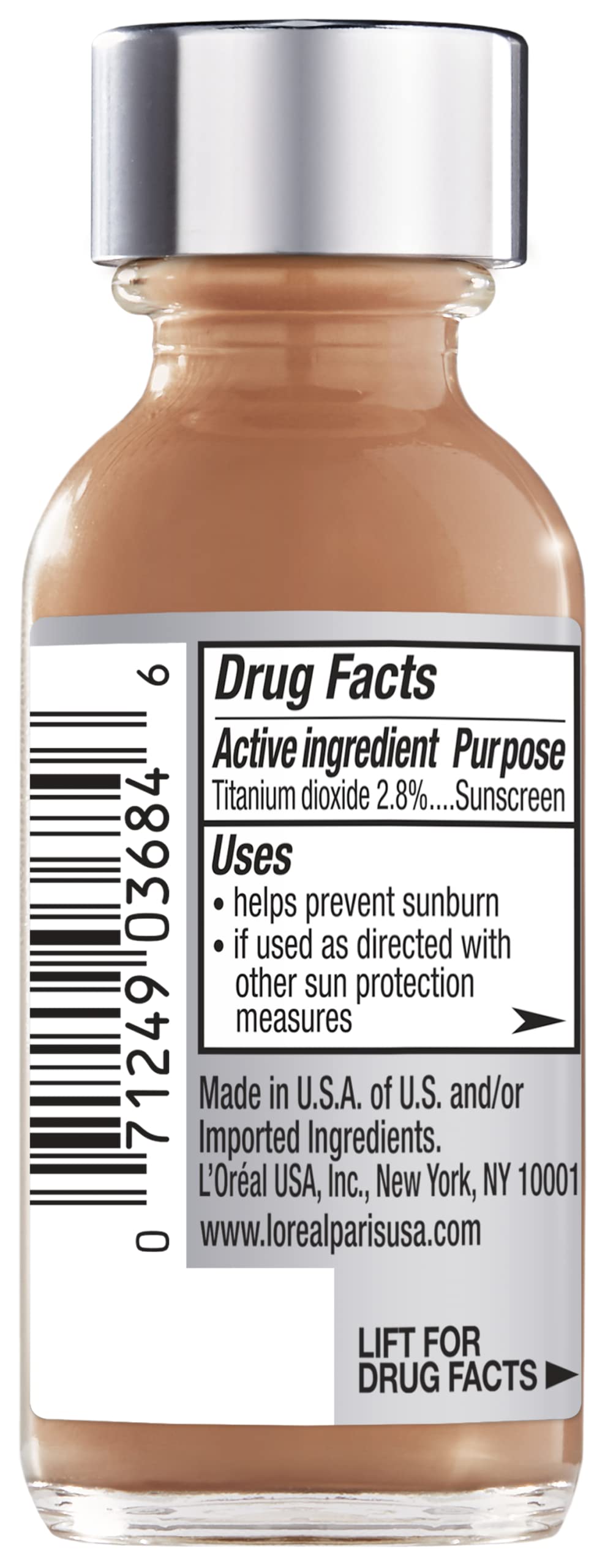 L’Oréal Paris Makeup True Match Super-Blendable Liquid Foundation, Nut Brown C7, 1 Fl Oz,1 Count