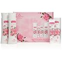 Rose Bulgarian Revitalizing Hair Care 3 Piece Gift Set - Natural Rose Shampoo, Hair Conditioner, Hand Cream