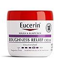 Eucerin Roughness Relief Body Cream for Rough and Bumpy Skin, Fragrance Free Body Moisturizer with Urea and Ceramide-3, 16 Oz Jar