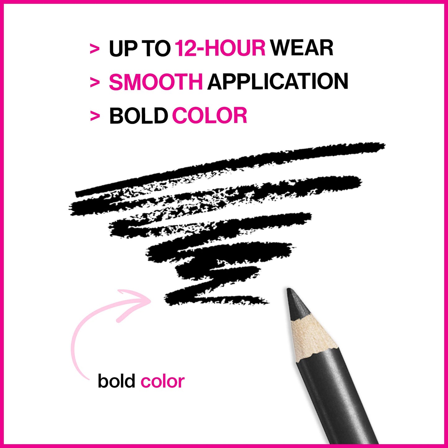 wet n wild Color Icon Kohl Eyeliner Pencil - Rich Hyper-Pigmented Color, Smooth Creamy Application, Long-Wearing Matte Finish Versatility