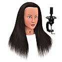 HairZtar Human Hair 18 " Mannequin Head Hairdresser Training Head Manikin Cosmetology Head - CASEY +C
