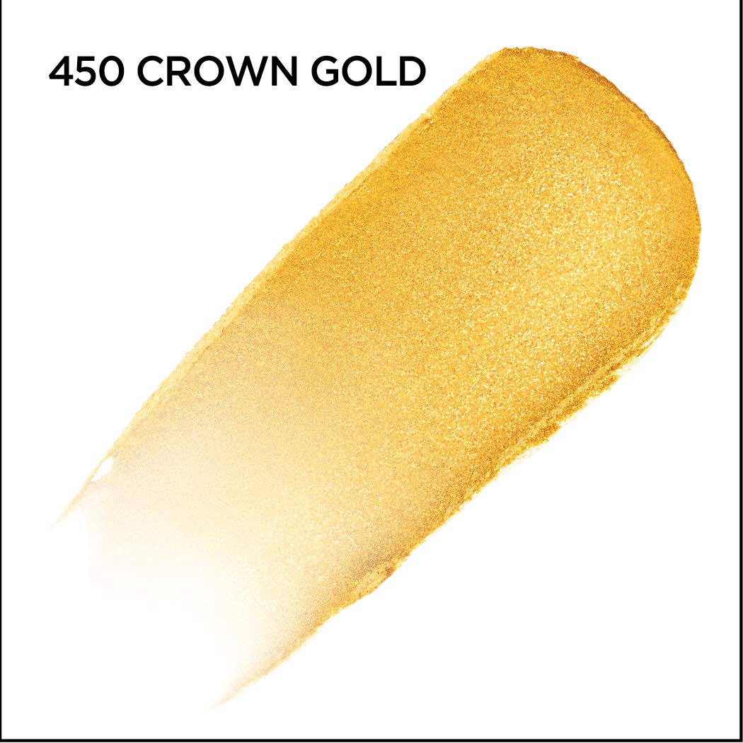 L’Oréal Paris Brilliant Eyes Shimmer Liquid Eye Shadow Makeup, Crown Gold, 0.1 oz.