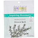 Aura Cacia Aromatherapy Mineral Bath, Inspiring Rosemary, 2.5 Ounce Packet (Pack of 3)