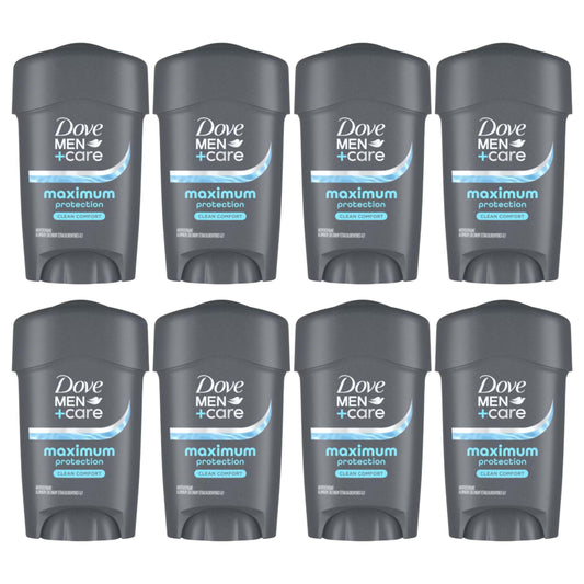Dove Men + Care Clinical Protection Antiperspirant Deodorant Solid Clean Comfort 1.70 oz (Pack of 8) Beauty and Personal Care Dove