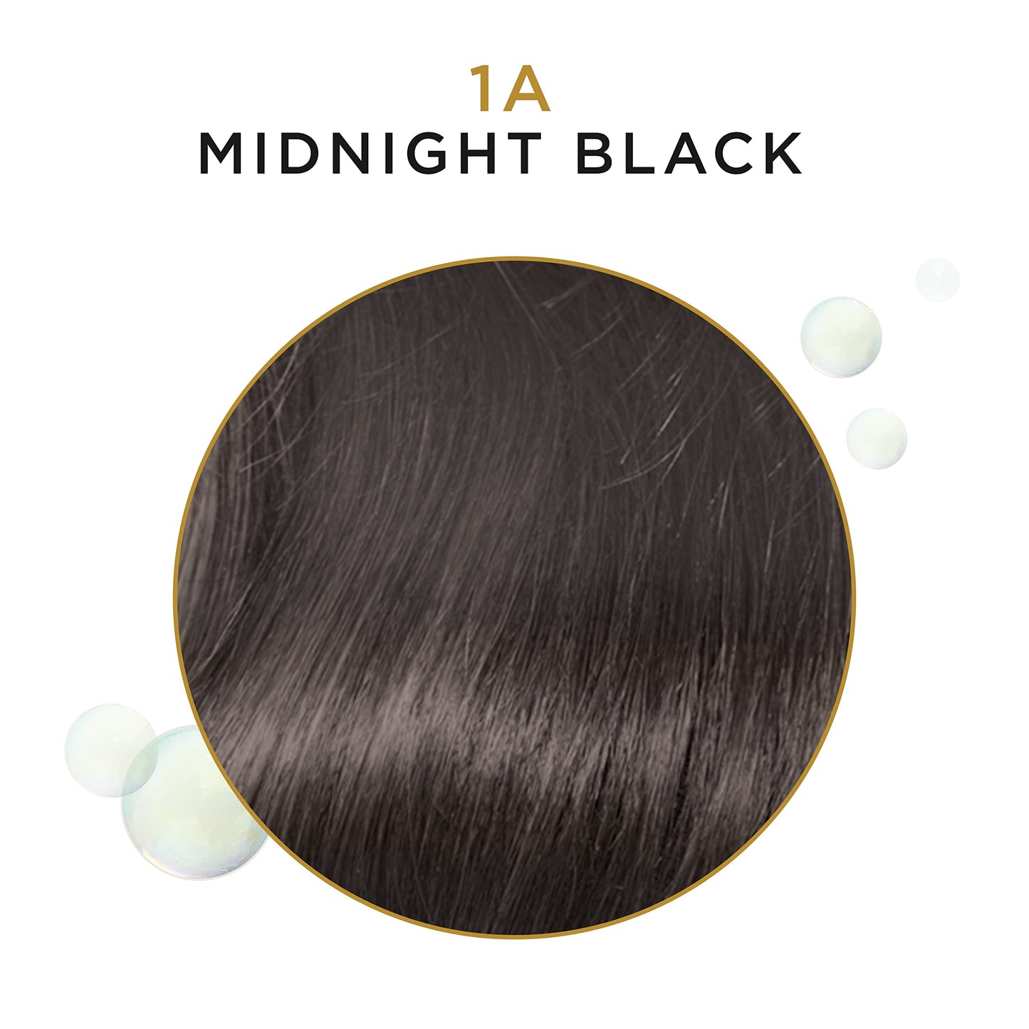 Clairol Professional Beautiful Collection Advanced Gray Solutions, 1A Midnight Black, 3 oz. - Packaging May Vary