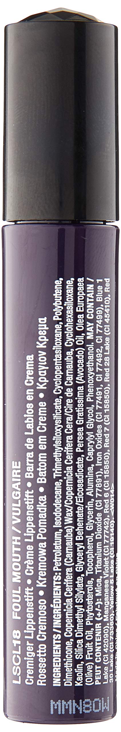 NYX PROFESSIONAL MAKEUP Liquid Suede Cream Lipstick - Foul Mouth (Navy Black)