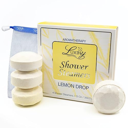 Shower Bombs Aromatherapy in Your Shower, American Made by Luxiny, Shower Steamer Tablets Melt to Release a Fragrant Vapor for Natural Stress Relief…