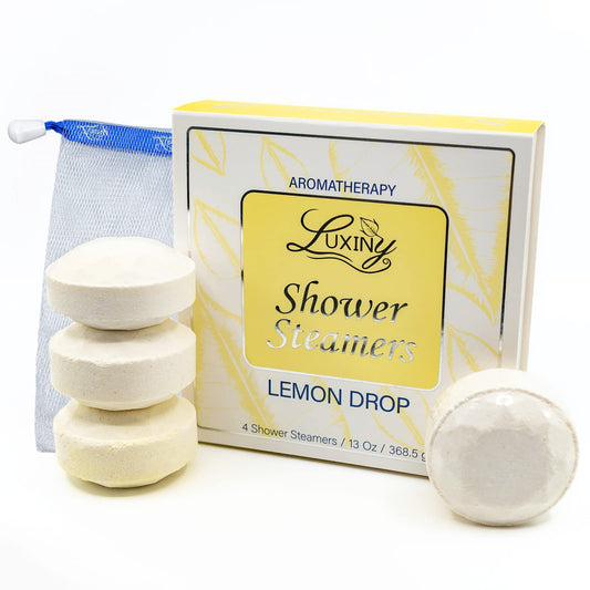 Shower Bombs Aromatherapy in Your Shower, American Made by Luxiny, Shower Steamer Tablets Melt to Release a Fragrant Vapor for Natural Stress Relief…