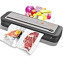 MEGAWISE 202309 Updated Model B w/ 4 Food Type/3 Bag Type Selection Food Vacuum Sealer Builtin Cutter for Fresh Saver of all food types moist, dry…