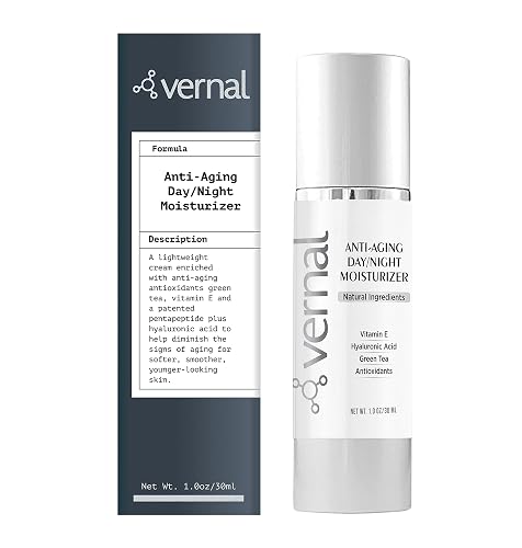 Vernal All-in-One Anti Aging Moisturizer Infused Wrinkle Smoothing Cream | Get Smoother, Firmer Luminous Looking Skin Without Injections or Fillers