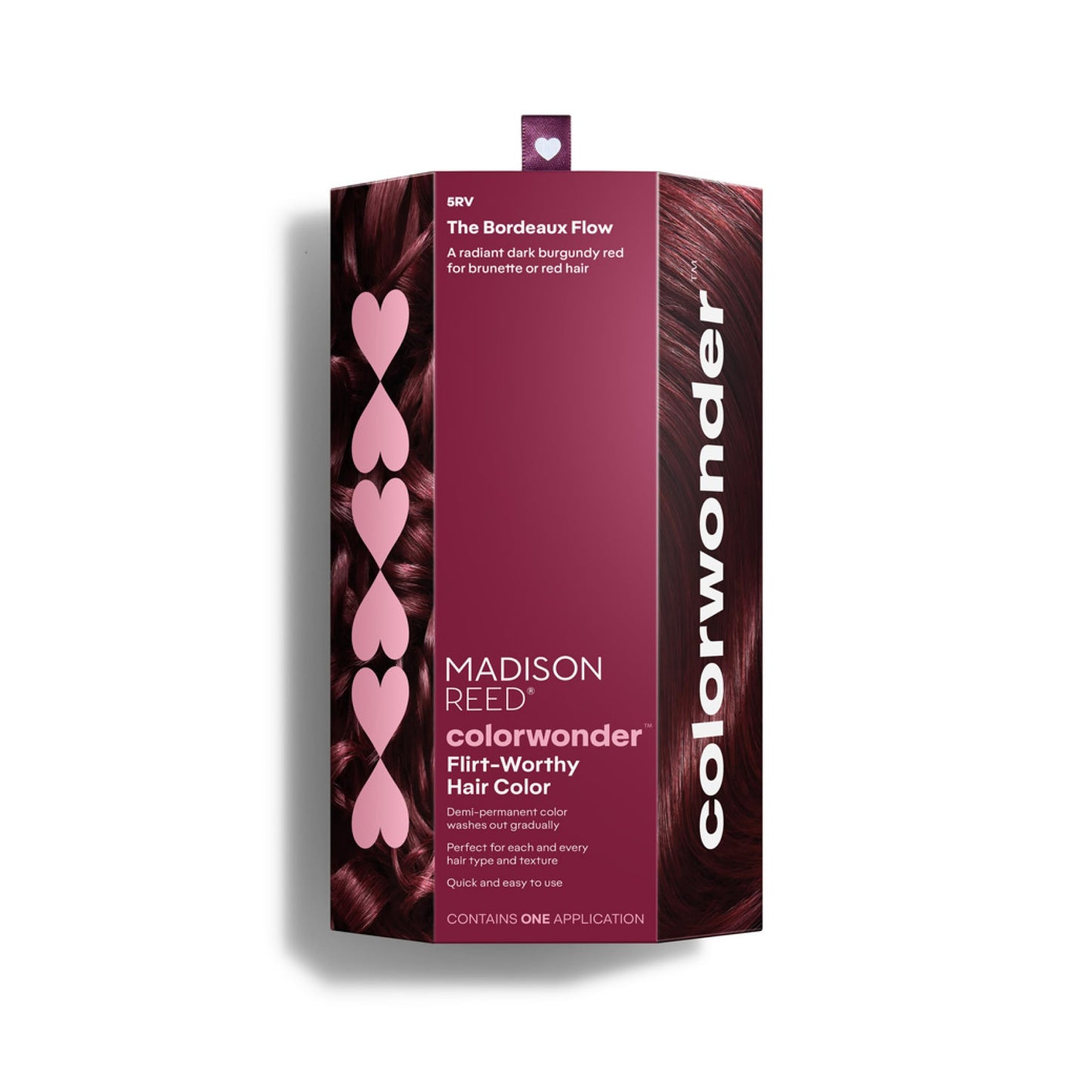 Madison Reed ColorWonder Demi-Permanent Hair Color Kit - 5RV Dark Burgundy Red (The Bordeaux Flow) | Rich Jewel Tone, Lasts 25 Washes, Ammonia-Free