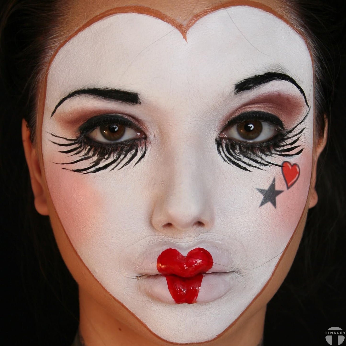 Tinsley Transfers FX Makeup Singles - White Face Paint (10 ml) - High Quality, Quick Dry, Smudge & Transfer Proof Halloween Makeup - Ideal