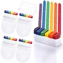 Lekgavd 4PCS Rainbow Face Body Paint, Pride Makeup Supplies, Face Painting Crayons for Pride Day, Celebrations Party, Festivals for Men, Women