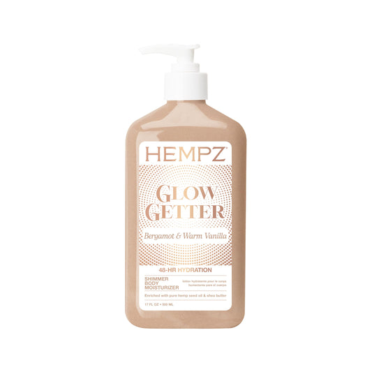 Hempz Glow Getter Body Lotion, Hydrating Moisturizer with Shimmer, 17 oz. Beauty & Personal Care Hempz