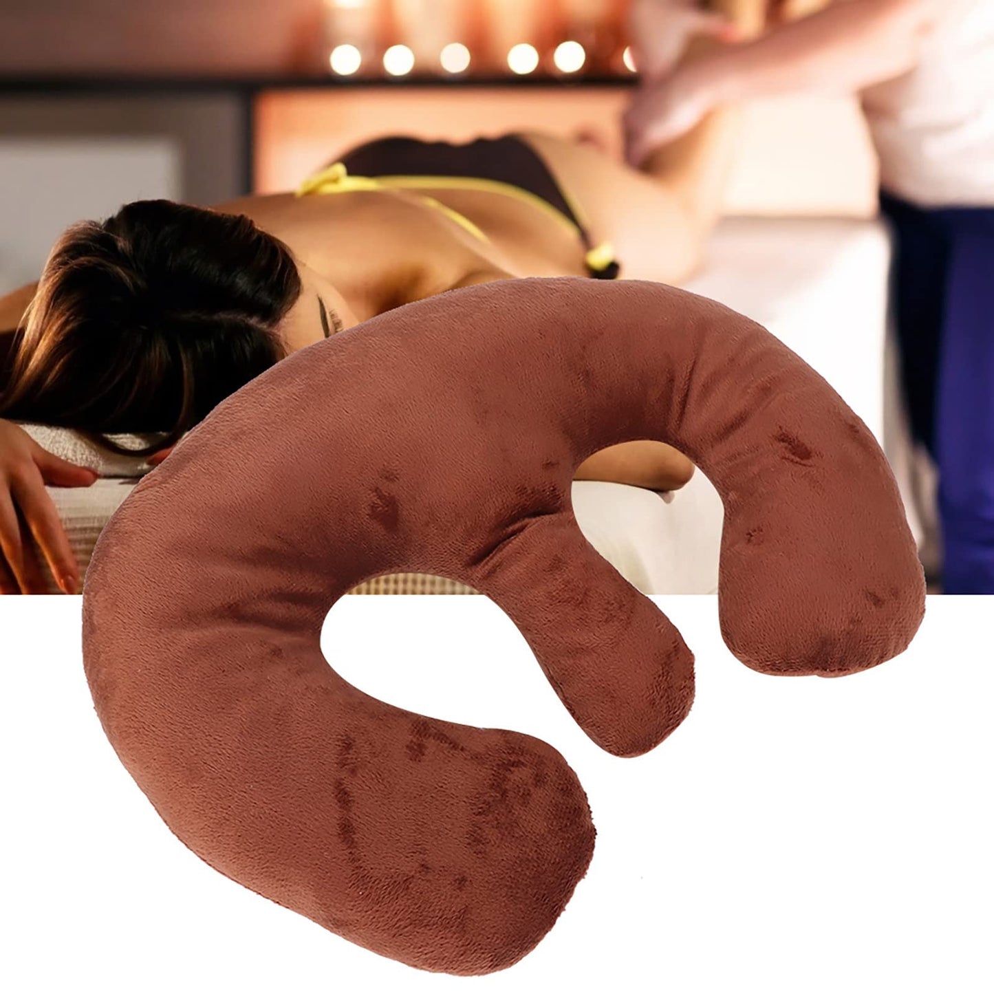 Beauty Salon Chest Pillow Chest Pad Beauty Lying Pillow Spa Massage Fumigation Physiotherapy Postpartum Repair Milk Special (Dark Coffee) Beauty and Personal Care HEITIGN