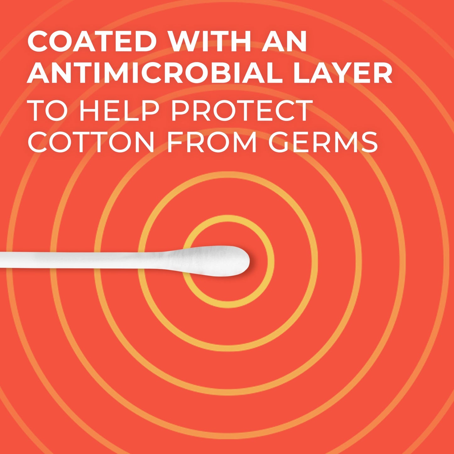 Q-tips Antimicrobial Cotton Swabs Cotton Buds for Cleaning Antimicrobial Treated to Help Keep Swabs Fresher 300 Count Beauty and Personal Care Q-tips