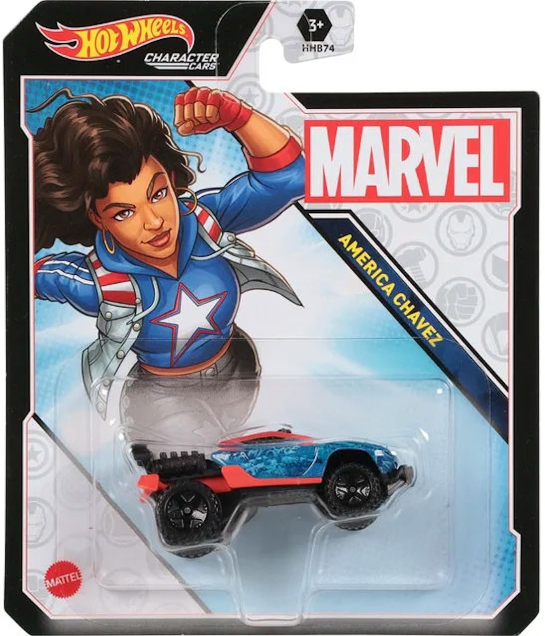 Hot Wheels Character Cars - Complete 6‑Pack (HHB74‑956G) | Includes Black Panther, Namor, Shuri, Ms. Marvel, Captain Marvel & America Chavez | 1:64…