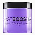 Style Factor EDGE BOOSTER® Strong Hold Styling Gel | Alcohol-Free Hair Gel with Camellia Sinensis Seed Oil for Curly, Wavy & Sleek Styles | Frizz