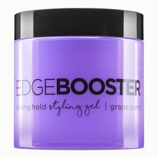 Style Factor EDGE BOOSTER® Strong Hold Styling Gel | Alcohol-Free Hair Gel with Camellia Sinensis Seed Oil for Curly, Wavy & Sleek Styles | Frizz
