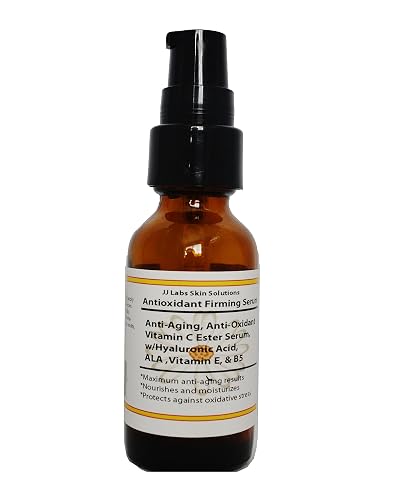 Vitamin C Ester Anti Oxidant Firming Serum w/Hyaluronic Acid,ALA,Vitamin E & Vitamin B5 (2.3oz, Pump Dispenser) Beauty & Personal Care JJLabs Skin Solutions