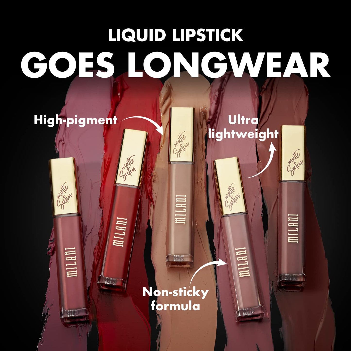 Milani Amore Matte Lip Crème - Stunning (0.22 Fl. Oz.) Cruelty-Free Nourishing Lip Gloss with a Full Matte Finish