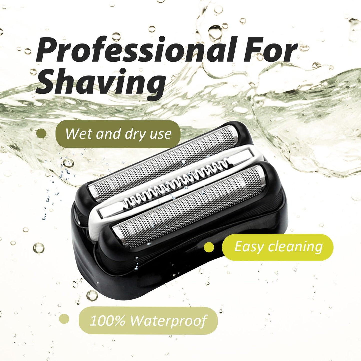 2Pack 32B Series 3 Electric Shaver Replacement Head Accessories Compatible with S3 Foil & Cutter Razor Heads, Accessories for S3 3040s 3010s 310s Beauty and Personal Care Muyfguo