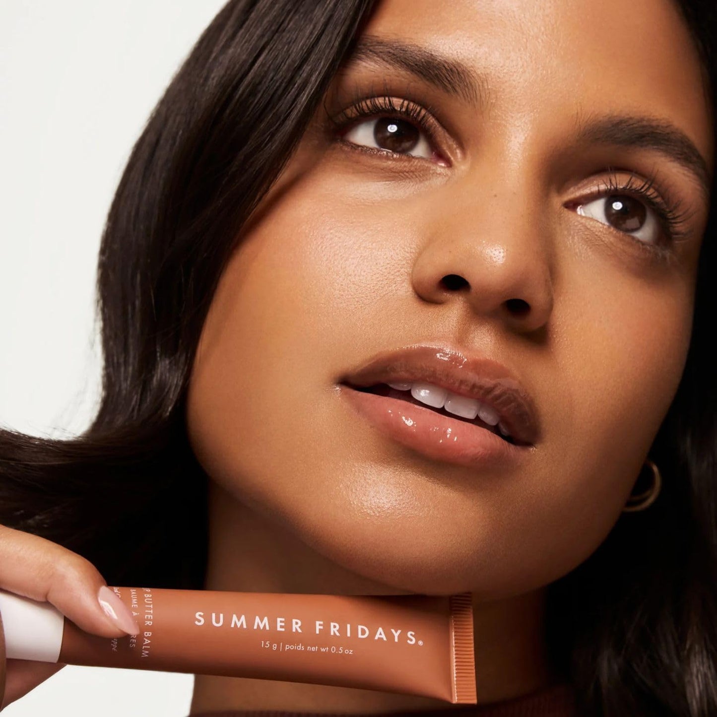 Summer Fridays Tinted Lip Butter Balm - Conditioning Vegan Lip Balm for Instant Moisture, Shine & Hydration - Sheer-Tinted, Soothing Skincare - Iced