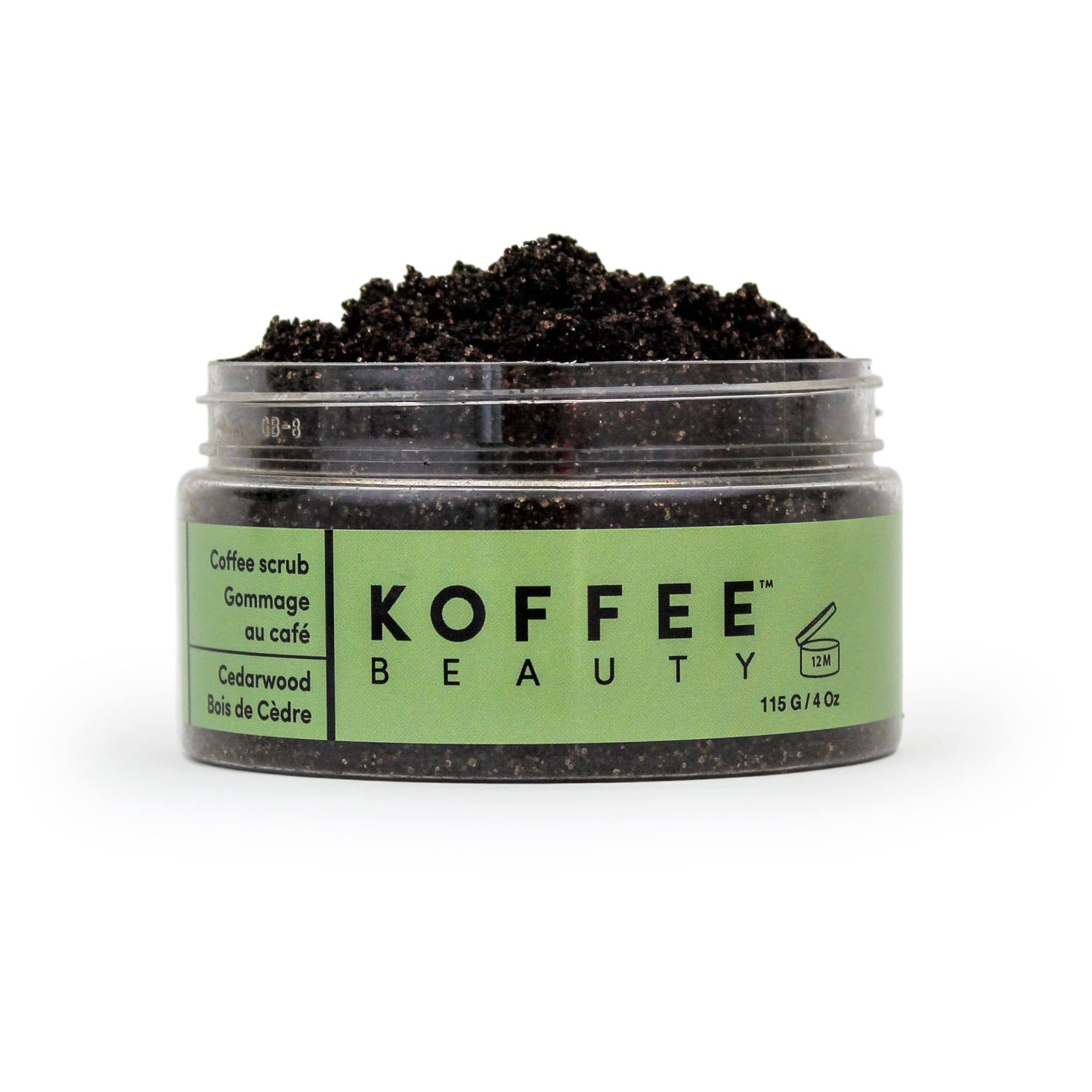 Koffee Beauty Cedarwood Coffee Scrub - Exfoliating Body And Face Scrub - Polish And Smooth Skin With Ease - Invigorate Senses With Cedarwood Fragrance
