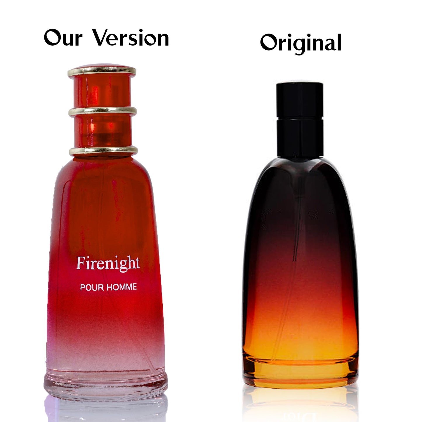 NovoGlow Firenight Pour Homme- Eau De Parfum Spray Perfume, Fragrance For Men- Daywear, Casual Daily Cologne 3.4 Oz Bottle- Ideal EDT Beauty Gift