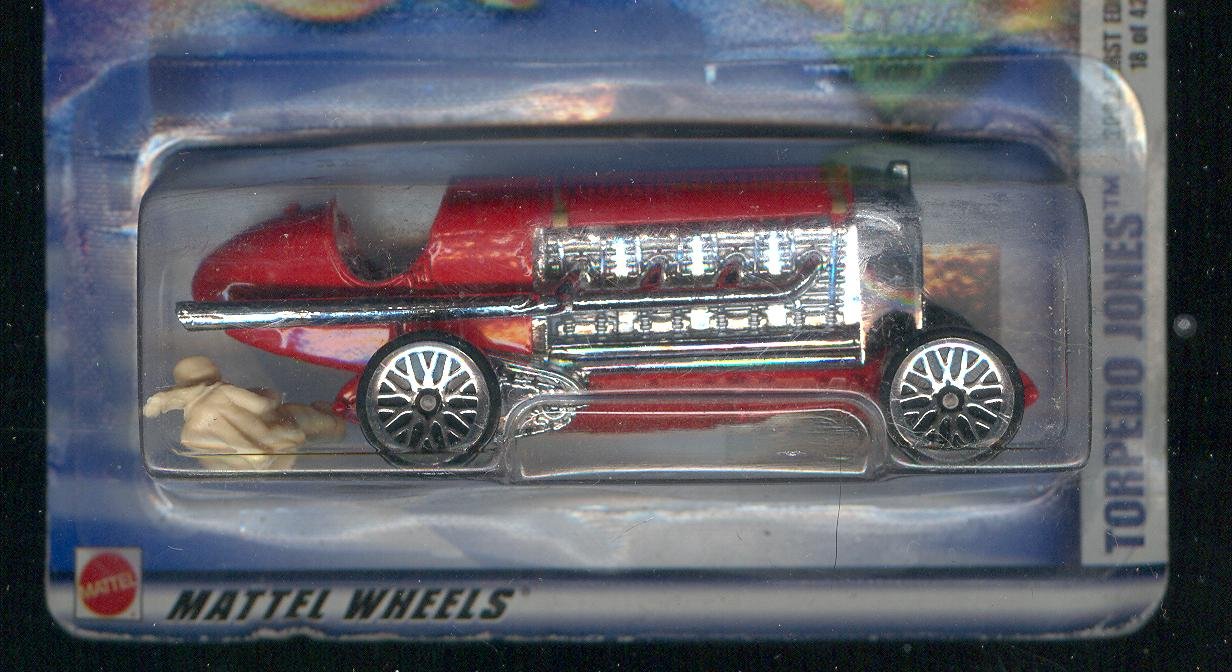 Hot Wheels 2002-030 Torpedo Jones 18 of 42 First Edition 1:64 Scale