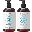 Laritelle Organic Hair Care Set Silk Velvet: Shampoo 17.5 oz + Conditioner 16 oz